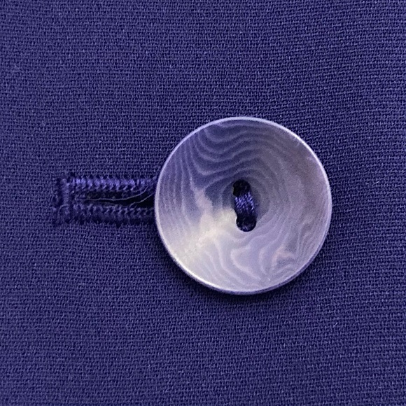 ⭐️ Vintage Le Suit Dark Blue Blazer Size 6P - Picture 3 of 12